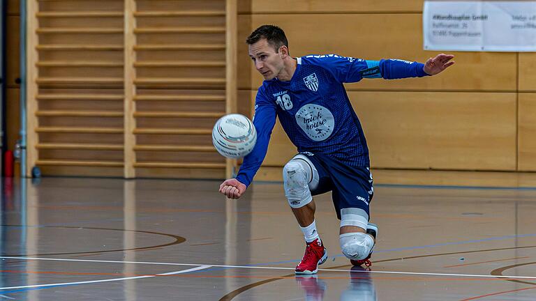 Schlagkräftiger Weltmeister: Fabian Sagstetter ist auch in der kommenden Saison in der Faustball-Bundesliga für den TV Oberndorf dabei.