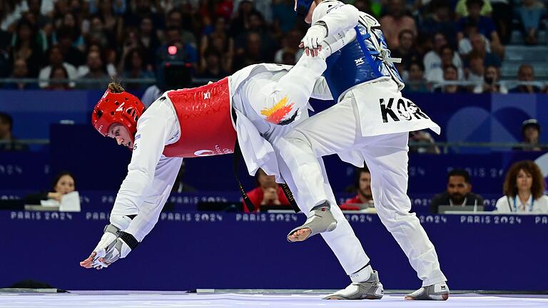 Paris 2024 - Taekwondo       -  Lorena Brandl muss sich geschlagen geben.