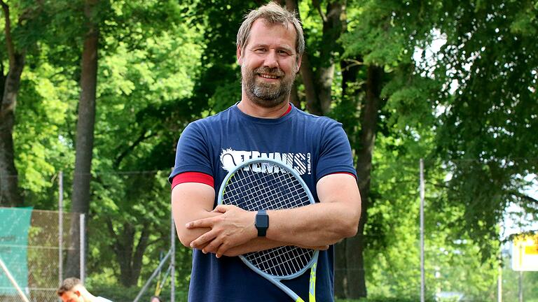 Erasmus Ertel möchte mit seiner neuen Tennisschule beim TC Schweinfurt Begeisterung und Leidenschaft für den Tennissport vermitteln.