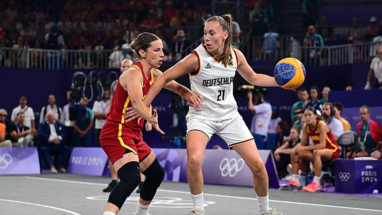 Svenja Brunckhorst im Olympia-Finale des 3x3-Basketballs       -  Svenja Brunckhorst will jetzt als Funktionärin den Frauen-Basketball in Deutschland voranbringen.