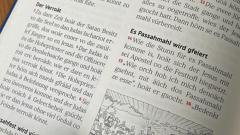 Ein Blick in die 'Fränggische Bibl'. Ein Blick in die 'Fränggische Bibl'.