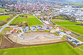 Inmitten von Getreidefeldern und doch ganz in der Nähe zur Kernstadt von Königsberg liegt das neue Wohngebiet 'Obere Mühle'. In wenigen Jahren dürften hier alle Parzellen bebaut sein. Schon heute sind alle Grundstücke verkauft oder zumindest reserviert.&nbsp;