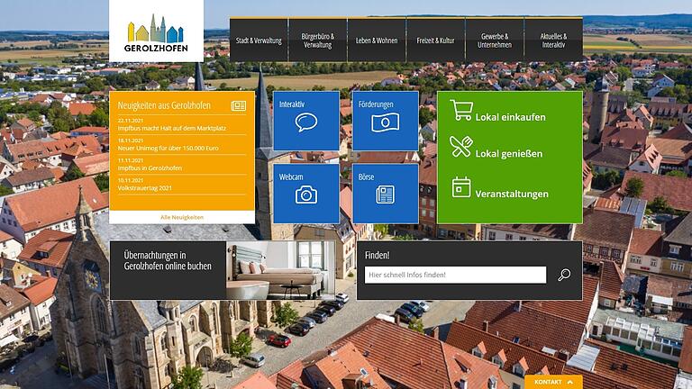 Auf Wunsch des Stadtrats wird die Stadt Gerolzhofen künftig auf ihrer Webseite (Screenshot der Startseite) Niederschriften der öffentlichen Stadtratssitzungen veröffentlichen. Auf Wunsch des Stadtrats wird die Stadt Gerolzhofen künftig auf ihrer Webseite (Screenshot der Startseite) Niederschriften der öffentlichen Stadtratssitzungen veröffentlichen.
