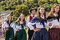 Weisbacher Oktoberfest: Festzug bei Bilderbuchwetter.