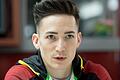 Zweifacher Olympia-Silbermedaillengewinner: Der Kunstturner Marcel Nguyen war bei der Pressekonferenz zum 32. Landesturnfest in Schweinfurt mit an Bord des Ausflugsdampfers Franconia.