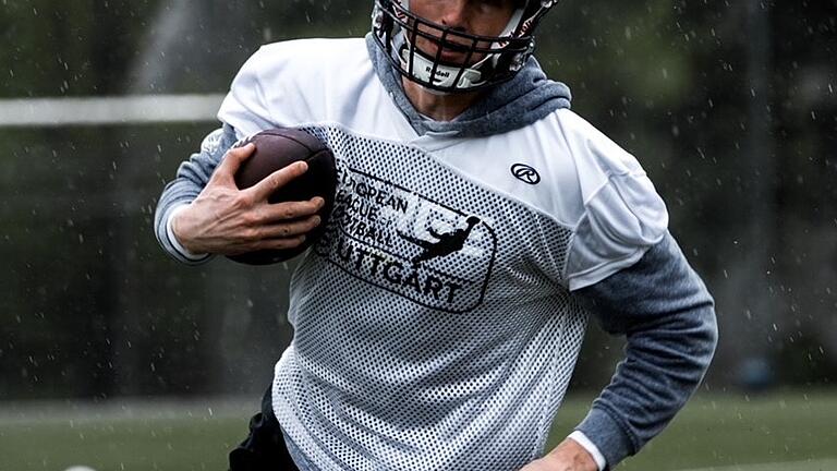 Frederic Latour im Training des ELF-Teams Stuttgart Surge Frederic Latour im Training des ELF-Teams Stuttgart Surge
