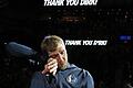 Vor seinem letzten Spiel brach Dirk Nowitzki in Tränen aus.