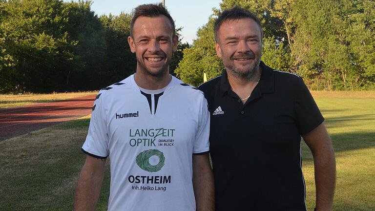 Markus Herbert (links) und sein Bruder André Herbert (rechts) haben ihr Traineramt bei der SG Urspingen-Sondheim/Rhön niedergelegt.