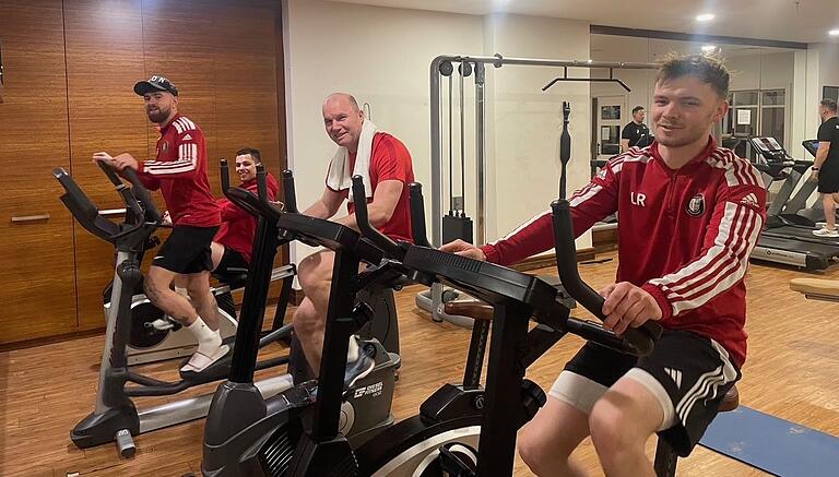 Im Hotel stand den Frammersbachern auch ein Fitnessraum zur Verfügung.