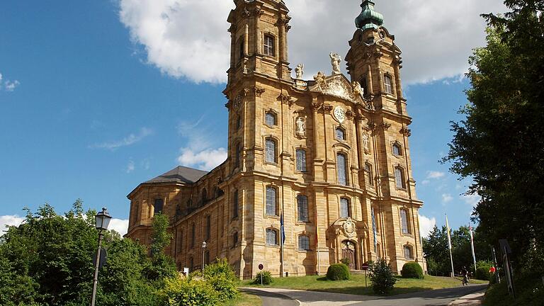 Das Ziel: die Basilika Vierzehnheiligen im oberfränkischen Landkreis Lichtenfels.