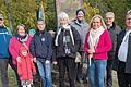 Die Abordnung der Heimat- und Wanderfreunde Oberndorf-Bischbrunn vor dem Pollasch mit Spessartbund-Präsident Prof. Dr. Winfried Bausback (rechts) und der Bundestagsabgeordneten Andrea Lindholz (Dritte von rechts).