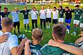 Zusammenhalt: Mit vereinten Kräften will der FC 05 Schweinfurt eine Trotzreaktion auf die ersten Saisonniederlage zeigen.