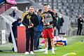Hansi Flick und Robert Lewandowski       -  Kennen und schätzen sich aus der gemeinsamen Zeit in München: Hansi Flick und Robert Lewandowski vom FC Barcelona.