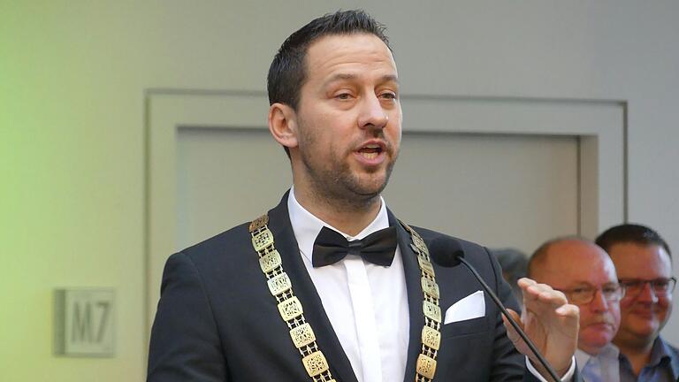 Bürgermeister Sebastian Hauck lobte beim Neujahrsempfang das Engagement der Bürgerinnen und Bürger.