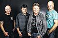 Handgemacht: Der Sound von Lucky's Good Stuff mit Frontmann Franz &bdquo;Lucky&ldquo; Herbert (Zweiter von rechts) mit Folk- und Rockklassikern von Joan Baez bis Creedence Clearwater Revival wird bei der dritten Oldienight in Bad Neustadt am 2. November in der Stadthalle gewiss begeistern. Mitstreiter sind (von links) Volker Sperl aus Oberelsbach am Schlagzeug, Harald Güttl aus Neustadt bei Coburg  an der Gitarre und der Bluesharp sowie Dietmar Wehner aus Gefäll am Bass.