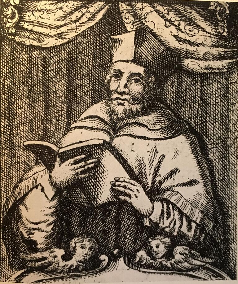 Domherr Conrad Ludwig von Zobel hat im Jahr 1611 das erste Ochsenfurter Kauzenbuch gestiftet. Domherr Conrad Ludwig von Zobel hat im Jahr 1611 das erste Ochsenfurter Kauzenbuch gestiftet.