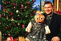 Weihnachtlich: Sebastian Reich und Amanda.