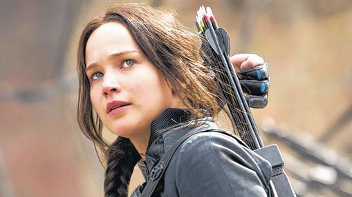 Revolutionsführerin: Jennifer Lawrence als Katniss im dritten Teil der &bdquo;Tribute von Panem&ldquo;.