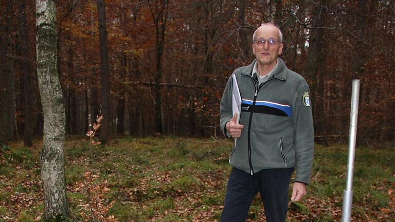 Andreas Leyrer ist der Forstliche Leiter des Steigerwald-Zentrums in Handthal.