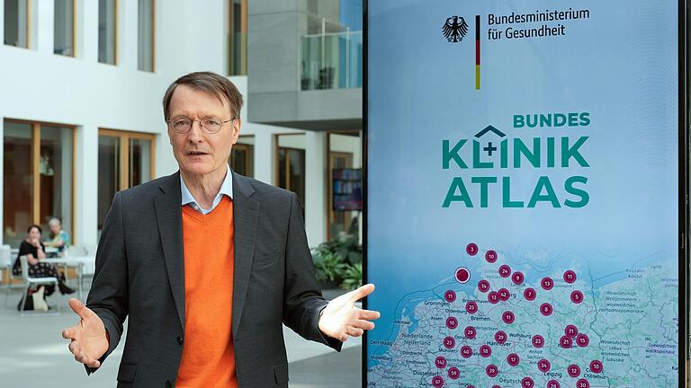 Im Mai gab Bundesgesundheitsminister Karl Lauterbach den Start des Bundes-Klinik-Atlas im Internet bekannt. Er soll fortlaufend aktualisiert werden. Im Mai gab Bundesgesundheitsminister Karl Lauterbach den Start des Bundes-Klinik-Atlas im Internet bekannt. Er soll fortlaufend aktualisiert werden.