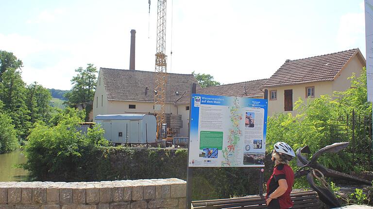 Der Alte Hafen in Marktsteft wird umgestaltet. Wenn die Bauarbeiter abgezogen sind, zieht im Spätsommer kommenden Jahres die Umweltstation des Landkreises Kitzingen ein.&nbsp;