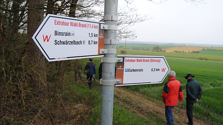 Der Brennerweg in der Großgemeinde Wartmannsroth wird nach dem Eindruck der Initiatoren gut angenommen. Der Brennerweg in der Großgemeinde Wartmannsroth wird nach dem Eindruck der Initiatoren gut angenommen.