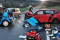 Gegen Mittwochabend, circa 17 Uhr, kam es auf der St 2268&nbsp; in Richtung Röttingen zu einem schweren Verkehrsunfall. Die Straße war für mehrere Stunden komplett gesperrt.