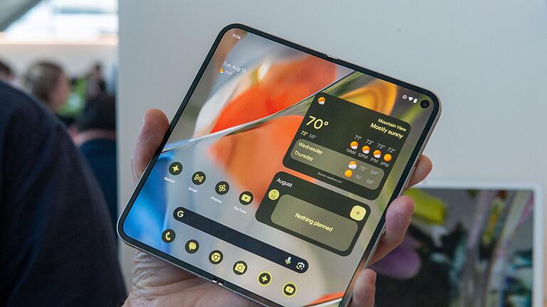 Neue Pixel-Smartphones von Google       -  Das Pixel 9 ProFold konkurriert mit auffaltbaren Smartphones vor allem von Samsung.