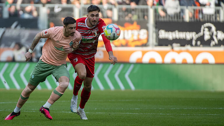 FC Augsburg - Werder Bremen       -  FCA-Stürmer Dion Beljo kam neu in die Startelf und erzielte sein erstes Bundesliga-Tor. Nicht nur deswegen war der Auftritt des Kroaten ein Gewinn.