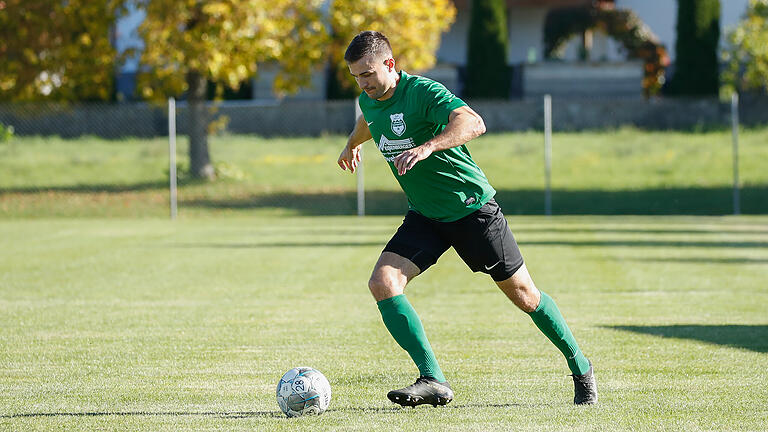 Spielertrainer Felix Zöller von der DJK Schwebenried/Schwemmelsbach