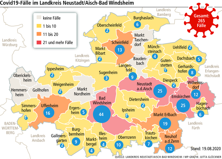 Jetzt bekannt: Wo es im Nachbarlandkreis Coronafälle gibt Jetzt bekannt: Wo es im Nachbarlandkreis Coronafälle gibt