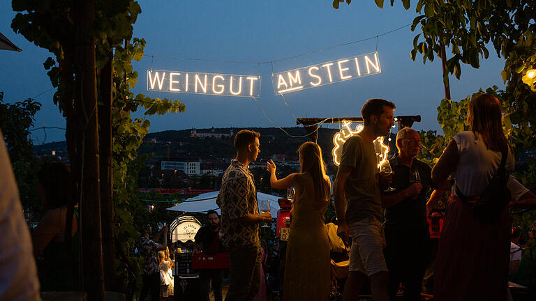 Auch am Samstag, 22. Juli war Wein am Stein in Würzburg ausverkauft.