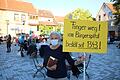 Dieses Bild entstand bei einer Kundgebung für das Bürgerspital im September 2020 auf dem Viehmarkt. Damals bestand noch Hoffnung, dass der Heimbetrieb im Bürgerspital weitergeht. Seit Montag steht fest, dass am Jahresende Schluss ist mit der stationären Pflege, das Gebäude soll jedoch weiter für die Altenhilfe genutzt werden.       -  Dieses Bild entstand bei einer Kundgebung für das Bürgerspital im September 2020 auf dem Viehmarkt. Damals bestand noch Hoffnung, dass der Heimbetrieb im Bürgerspital weitergeht. Seit Montag steht fest, dass am Jahresende Schluss ist mit der stationären Pflege, das Gebäude soll jedoch weiter für die Altenhilfe genutzt werden.