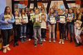 Die Teilnehmerinnen und Teilnehmer am&nbsp; Vorlesewettbewerb der sechsten Klassen des Landkreises Rhön-Grabfeld.