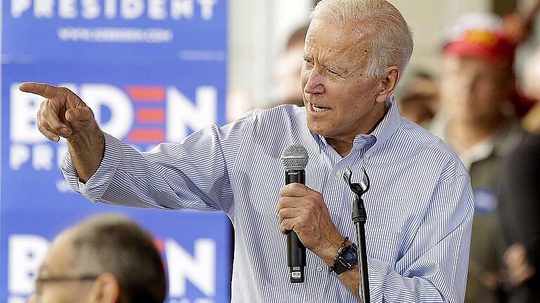 Presidential Candidate Joe Biden Campaigns In Iowa       -  Der Kampf ums US-Präsidentenamt: Joe Biden ist bisher der aussichtsreichste Kandidat der Demokraten.