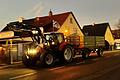Mit Traktoren durch die Stadt: Am Montag demonstrieren Landwirte gegen den Wegfall von Steuervergünstigungen, so wie hier in der Hofheimer Straße in Haßfurt.