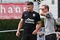 Felix Zöller (links) und Thomas Cäsar, die Trainer der DJK Schwebenried/Schwemmelsbach, stehen am Samstag vor einem 'Endspiel' um den Klassenerhalt.