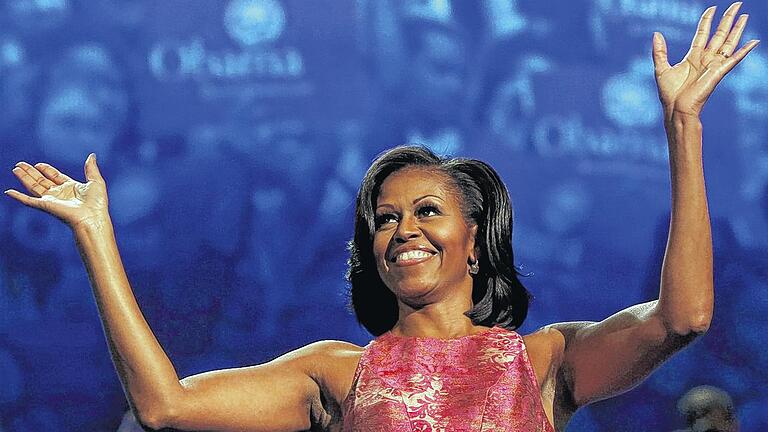 Umjubelt: First Lady Michelle Obama bei ihrem Auftritt auf dem Parteikonvent der US-Demokraten. Umjubelt: First Lady Michelle Obama bei ihrem Auftritt auf dem Parteikonvent der US-Demokraten.