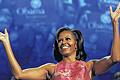 Umjubelt: First Lady Michelle Obama bei ihrem Auftritt auf dem Parteikonvent der US-Demokraten.