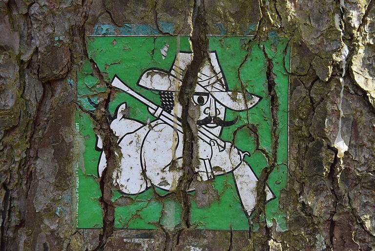 Das Hinweisschild für den Hasenstabweg. Das Hinweisschild für den Hasenstabweg.