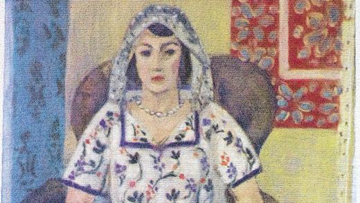 Sitzende Frau: Ein Bild des französischen Malers Henri Matisse aus dem Münchner Kunstfund (Detail). Sitzende Frau: Ein Bild des französischen Malers Henri Matisse aus dem Münchner Kunstfund (Detail).