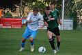 Im Hinspiel trennten sich der TSV Großbardorf (rechts Max Kaufmann) und der TSV 1860 München II (Luk Hohmann) remis. Das Rückspiel gewann München 3:0.