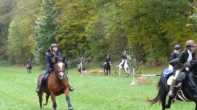 Wieder aufleben lassen hat der Reit- und Fahrvereins nach einer zehnjährigen Pause die herbstliche Fuchsjagd. 15 Reiter aus Gerolzhofen, Gochsheim, Niederwerrn, Schweinfurt, Kolitzheim, Tugendorf, Unter- und Obereuerheim fanden sich zum imposanten Herbstritt, der zum 21sten Mal stattfand.