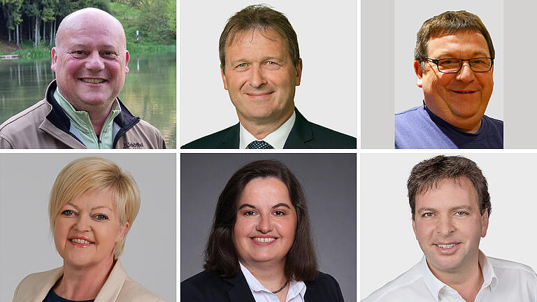 Sechs Bürgermeisterinnen und Bürgermeister äußern sich zur Erhöhung der Kreisumlage (von links oben): Georg Seiffert, Thomas Helbling, Jürgen Bohn, Cornelia Dahinten, Sonja Reubelt, Jürgen Heusinger. Sechs Bürgermeisterinnen und Bürgermeister äußern sich zur Erhöhung der Kreisumlage (von links oben): Georg Seiffert, Thomas Helbling, Jürgen Bohn, Cornelia Dahinten, Sonja Reubelt, Jürgen Heusinger.