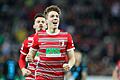 FC Augsburg - TSG 1899 Hoffenheim.jpeg       -  Arne Engels darf sich freuen. Der Spieler des FC Augsburg ist auf der Liste des 'Golden Boy Award' und steigerte seinen Marktwert erheblich.