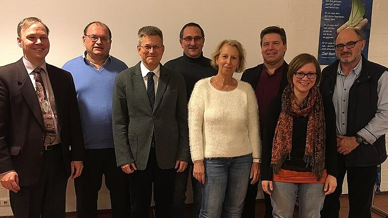 Der Ausschuss des Diakonischen Werks Lohr wurde neu gewählt (von links): Till Roth, Gunnar Zwing, Michael Donath, Thomas Damm, Maria Rummel, Michael Nachtrab, Kathrin Seeliger und Hubert Beck.