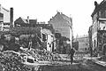 Die Kitzinger Herrnstraße nach dem Bombenangriff am 23. Februar 1945.