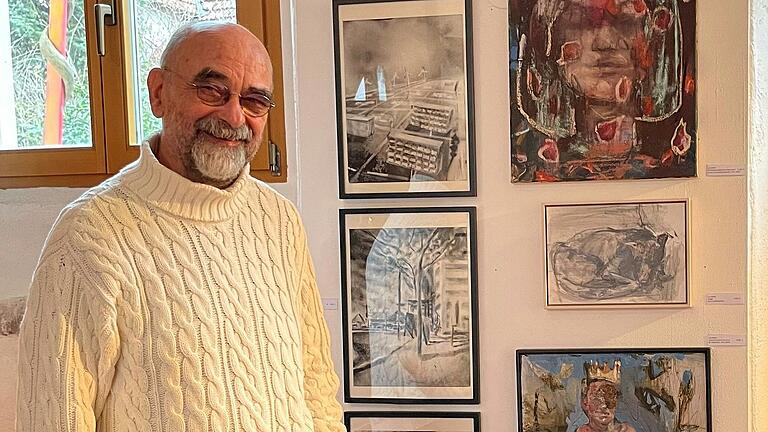 Doppelrolle: Egon Stumpf ist Galerist und Vorsitzender des Kulturvereins.