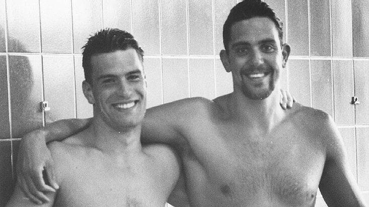 Michael Ilgner (links) und Raúl de la Peña spielten von 1995 bis 1997 gemeinsam beim SV Würzburg 05 in der Wasserball-Bundesliga.