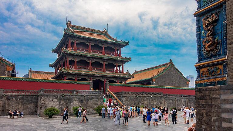 Shenyang mit Kaiserpalast in der Provinz Liaoning.